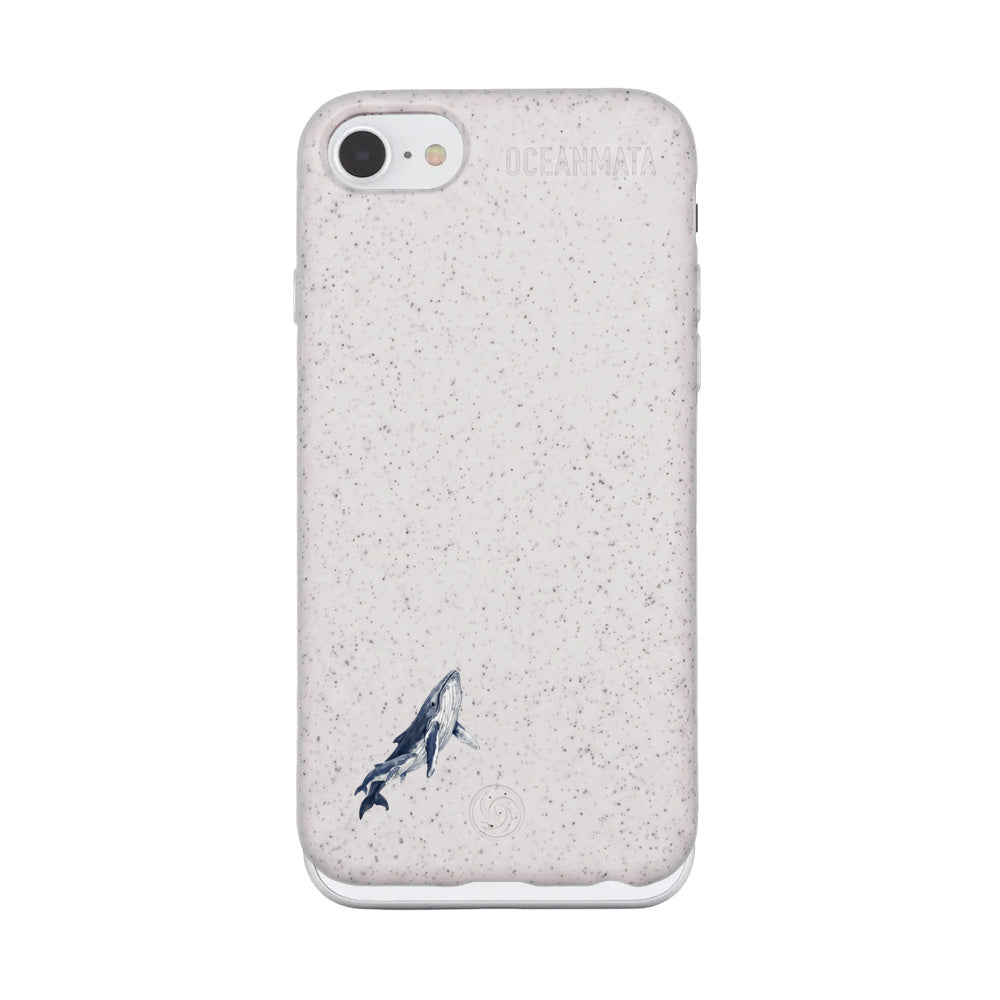 iPhone SE/7/8 Case - Humpback Whale White - "OceanLullaby" - sustainable