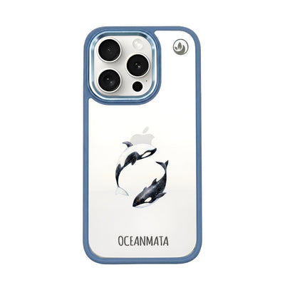 iPhone 15 pro max Hülle - Orca blau - "OrcaFlow" - nachhaltig