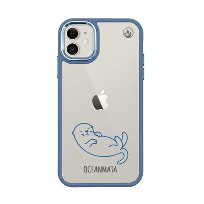 iPhone 11 Hülle - Otter blau - "Otter" - nachhaltig