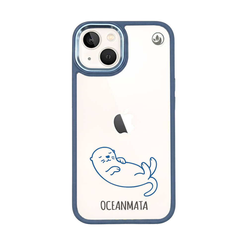 iPhone 13 Hülle - Otter blau - nachhaltig