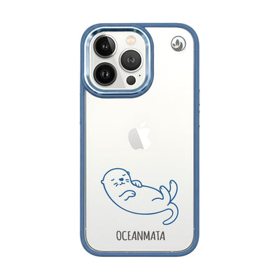 iPhone 13 pro max Hülle - Otter blau - "Otter" - nachhaltig