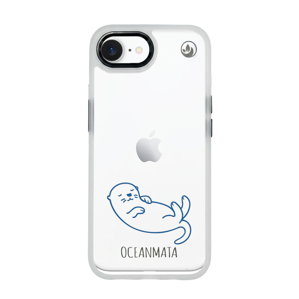 iPhone 16e/17e Hülle - Otter blau - nachhaltig