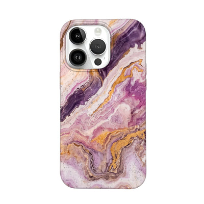 iPhone 14 pro max Hülle - Marmor pink - "PinkMarble" - nachhaltig