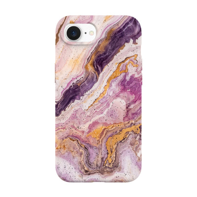 iPhone 16e Hülle - Marmor pink - "PinkMarble" - nachhaltig