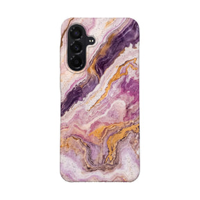 Biologisch abbaubare Handyhülle Samsung A56 Pinkmarble — kompostierbar — Vorderseite
