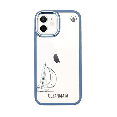 iPhone 12 mini Hülle - Lineart Wal - "Raumschot" - nachhaltig