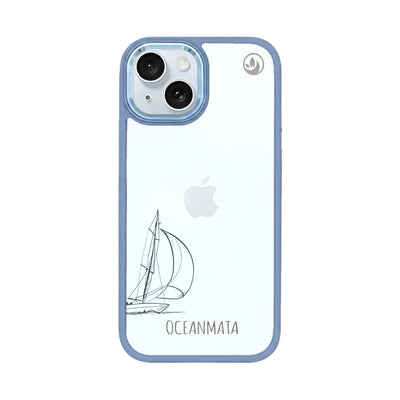 iPhone 15 Hülle - Lineart Wal - "Raumschot" - nachhaltig