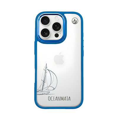 iPhone 16 pro max Hülle - Lineart Wal - "Raumschot" - nachhaltig