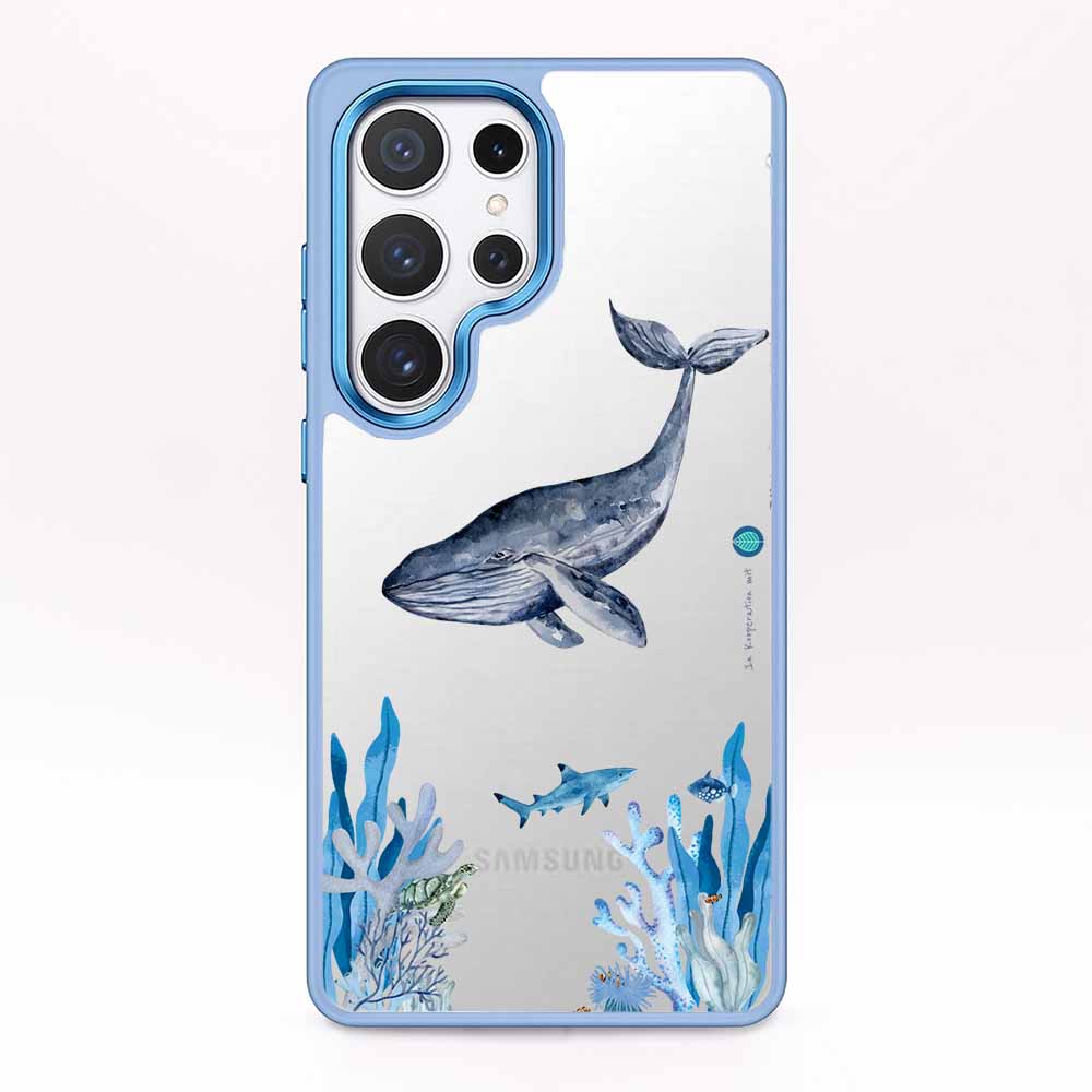 Samsung S24+ Hülle - Meer blau - "Ocean" - nachhaltig