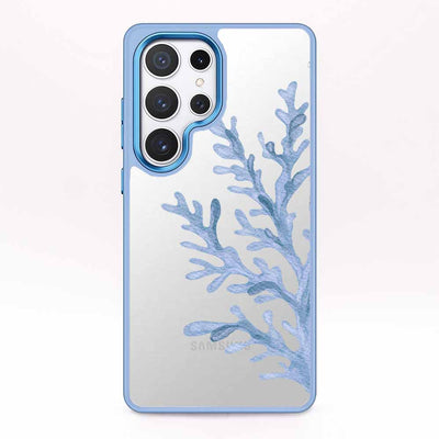 Samsung S24+ Hülle - Coral blau - "CoralBlue" - nachhaltig