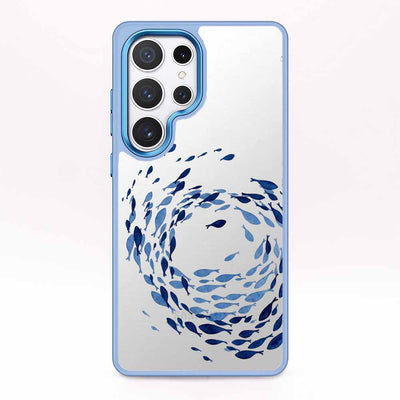 Samsung S24+ Hülle - Schwarm blau - "Swarmin" - nachhaltig