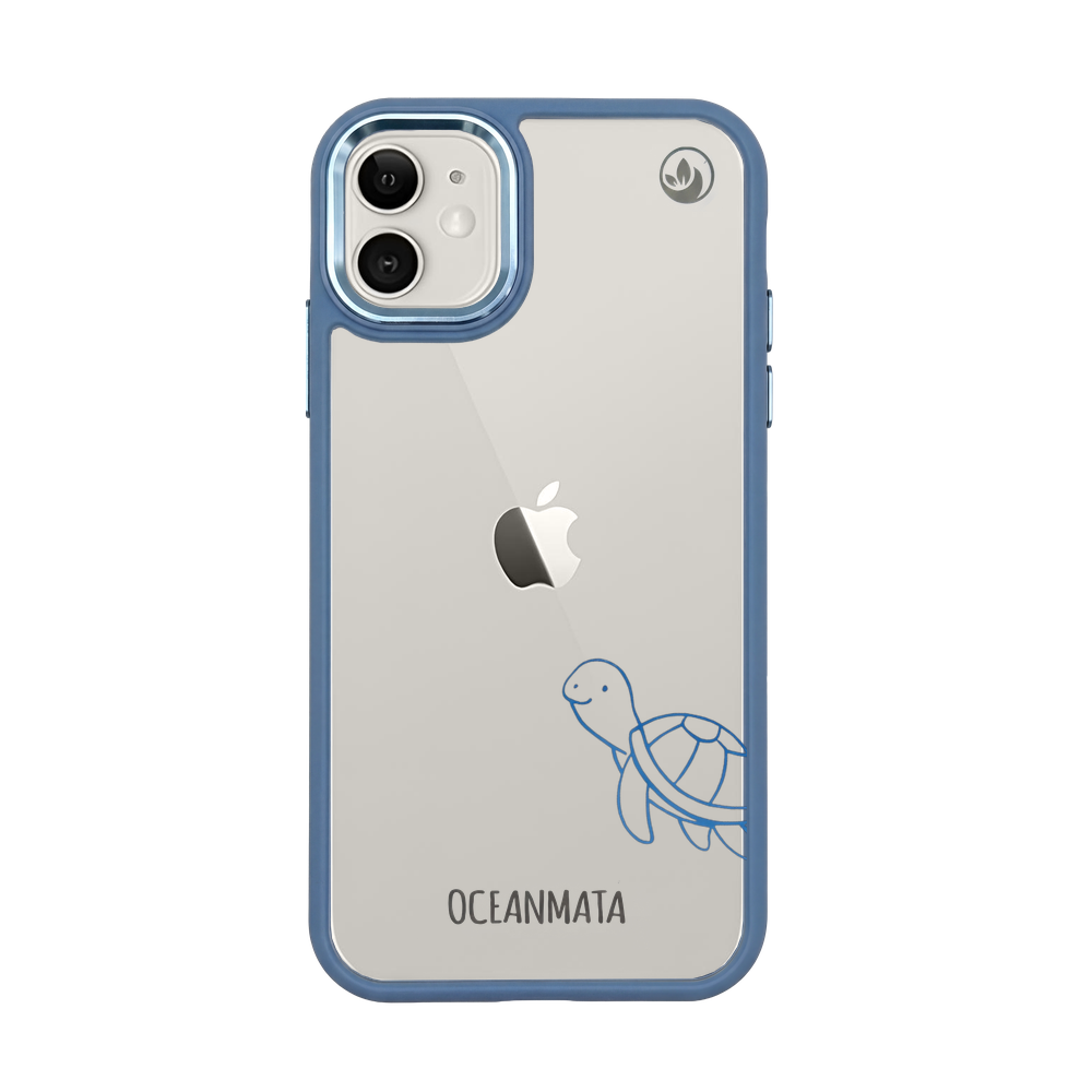 iPhone 11 Hülle - Schildkröte blau - "Schildi" - nachhaltig