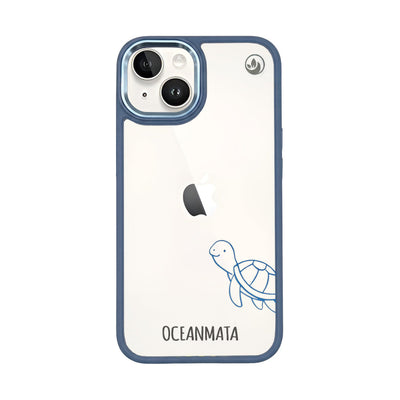 iPhone 14 Hülle - Schildkröte blau - "Schildi" - nachhaltig