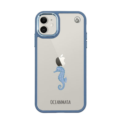 iPhone 11 Hülle - Seepferdchen weiß - "SeahorseTale" - nachhaltig