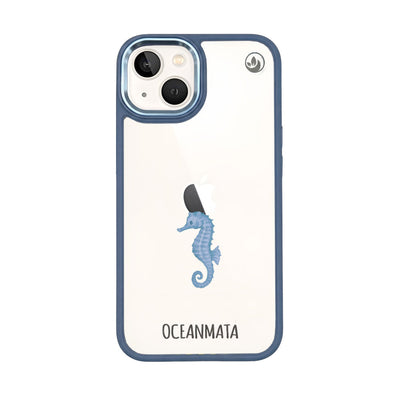 iPhone 13 Hülle - Seepferdchen weiß - "SeahorseTale" - nachhaltig