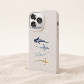 Biologisch abbaubare Handyhülle iPhone 12 pro / iPhone 12 Sharkproject — kompostierbar — Freisteller