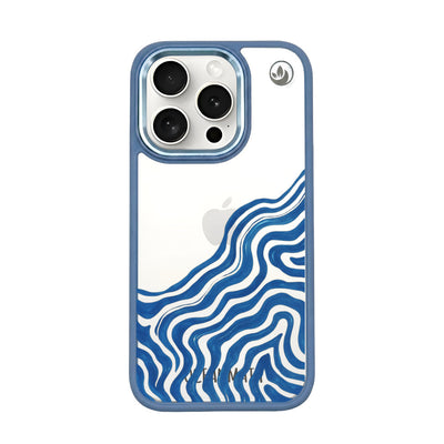 iPhone 15 pro max Hülle - Welle abstrakt - "Summerwave" - nachhaltig