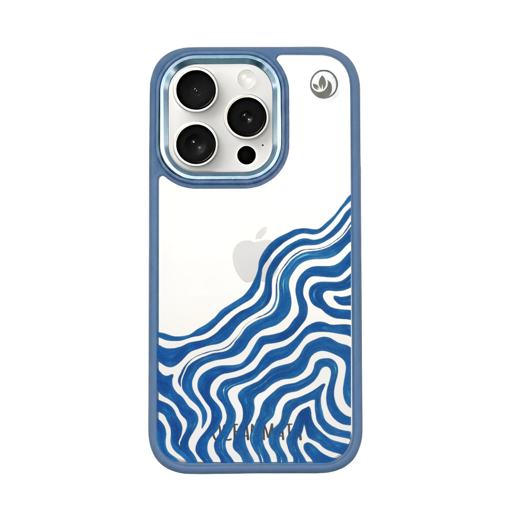 iPhone 15 pro max Hülle - Welle abstrakt - "Summerwave" - nachhaltig