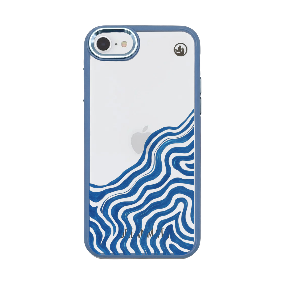 iPhone SE/7/8 Hülle - Welle abstrakt - "Summerwave" - nachhaltig