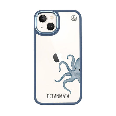 iPhone 13 Hülle - Oktopus blau - "TentacleTheory" - nachhaltig