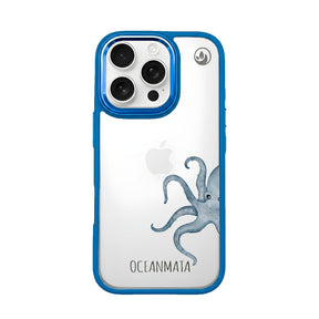 iPhone 16 pro max Hülle - Oktopus blau - "TentacleTheory" - nachhaltig
