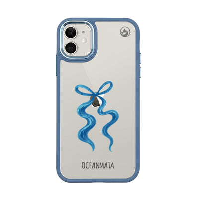 iPhone 11 Hülle - Schleife blau - "tideknot" - nachhaltig