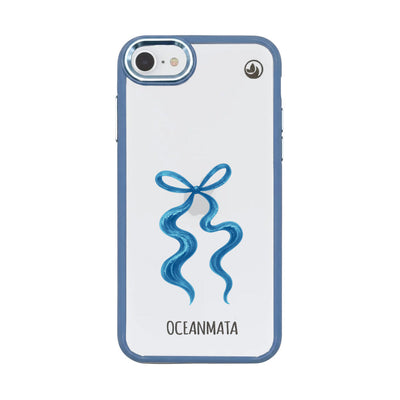 iPhone SE/7/8 Hülle - Schleife blau - "tideknot" - nachhaltig