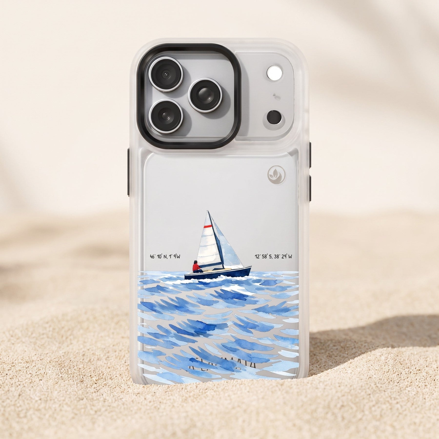 Nachhaltige Handyhülle iPhone 17 Air Towardsthehorizon aus Ocean Plastic — Freisteller