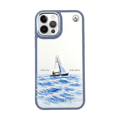 iPhone 12 pro / iPhone 12 Hülle - "towardsthehorizon" - nachhaltig