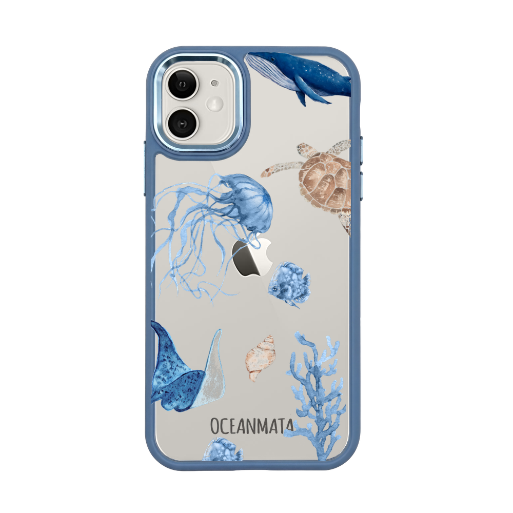 iPhone 11 Hülle - weiß Schildkröte - "Turtle & Friends" - nachhaltig