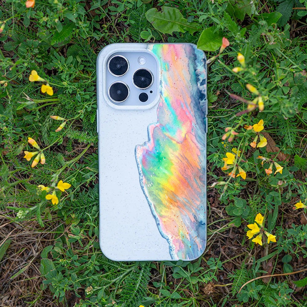 Biologisch abbaubare Handyhülle Samsung S24 Waveofpride — kompostierbar — Bonus