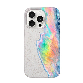 Biologisch abbaubare Handyhülle iPhone 15 pro Waveofpride — kompostierbar — Vorderseite