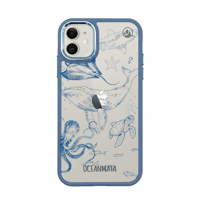 iPhone 11 Hülle - Wal blau - "WhaleLife" nachhaltig