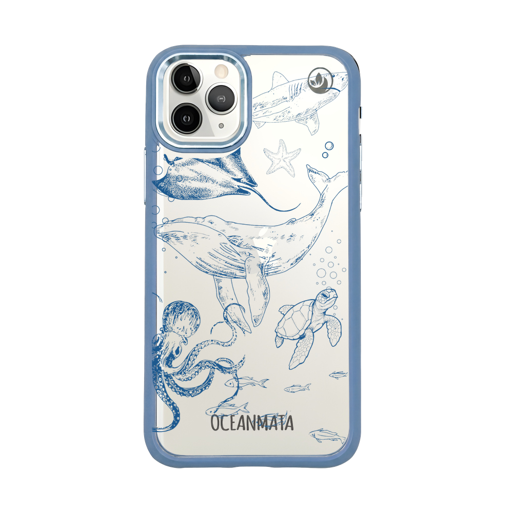 iPhone 11 pro max Hülle - Wal blau - "WhaleLife" - nachhaltig