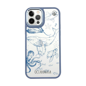 iPhone 12 pro max Hülle - Wal blau - "WhaleLife" - nachhaltig