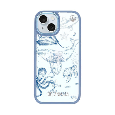 iPhone 15 Hülle - Wal blau - "WhaleLife" nachhaltig