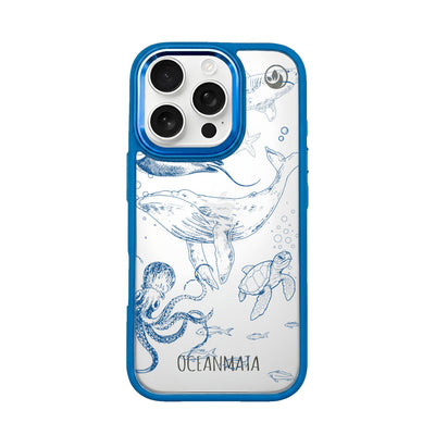 iPhone 16 pro max Hülle - Wal blau - "WhaleLife" nachhaltig