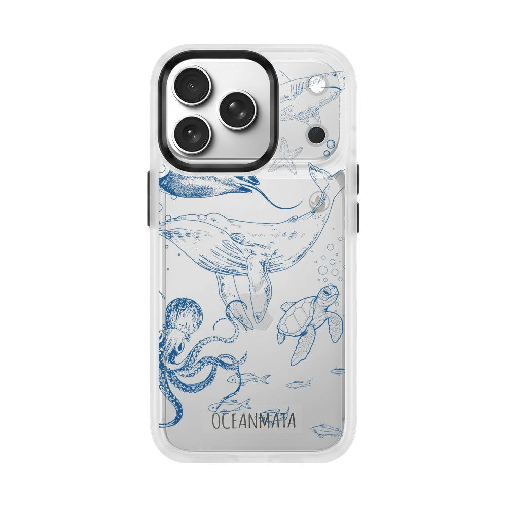 iPhone 18 Pro Max / 17 Pro Max Hülle - Wal blau - "WhaleLife" nachhaltig