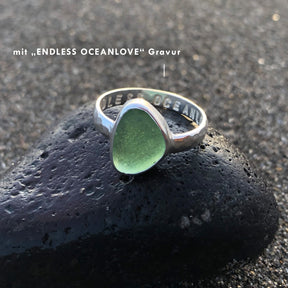 Limited Edition "Oceanlove" Sea Glass Ring