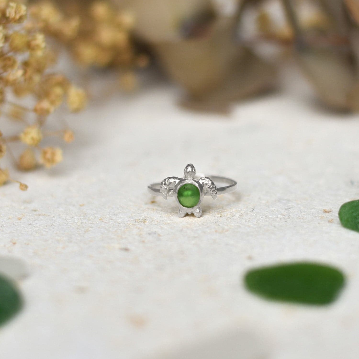 Ring "GREEN TURTLE"